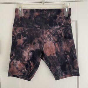 Lululemon Align High Rise Short Diamond Dye Biker Shorts - Women's Size 8